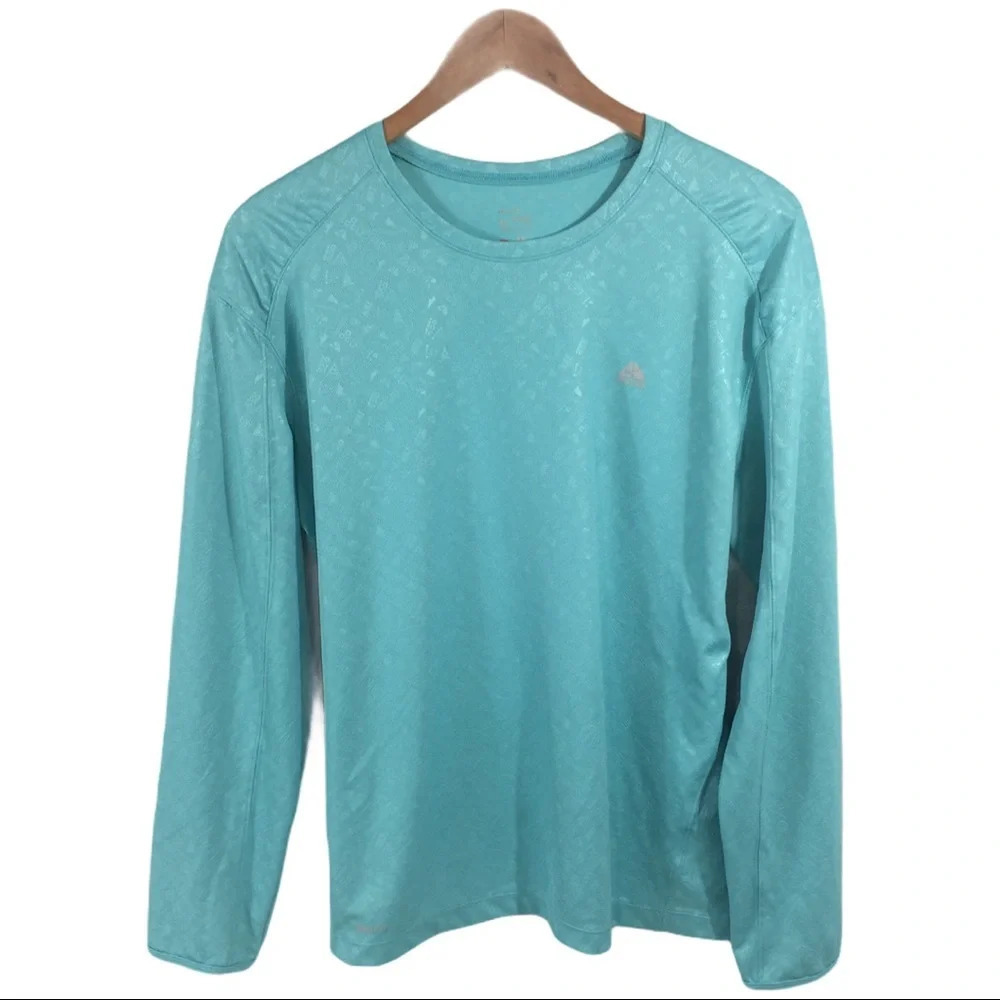 WS344 Nike Fit ACG Workout Gym LS Shirt Top XL
